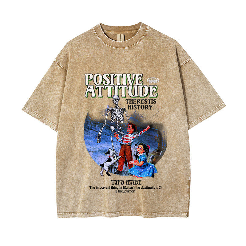 Skull Character Printed T-Shirt