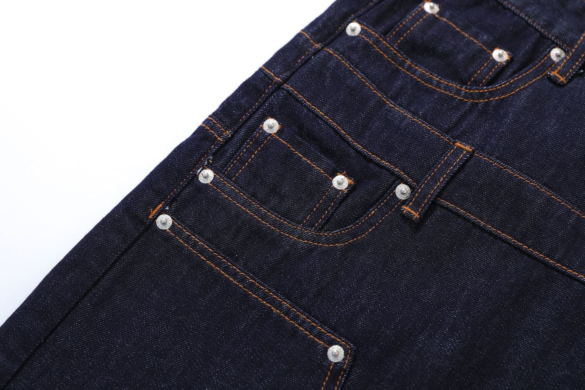 Double Waist Wide Leg Cropped Denim Jort