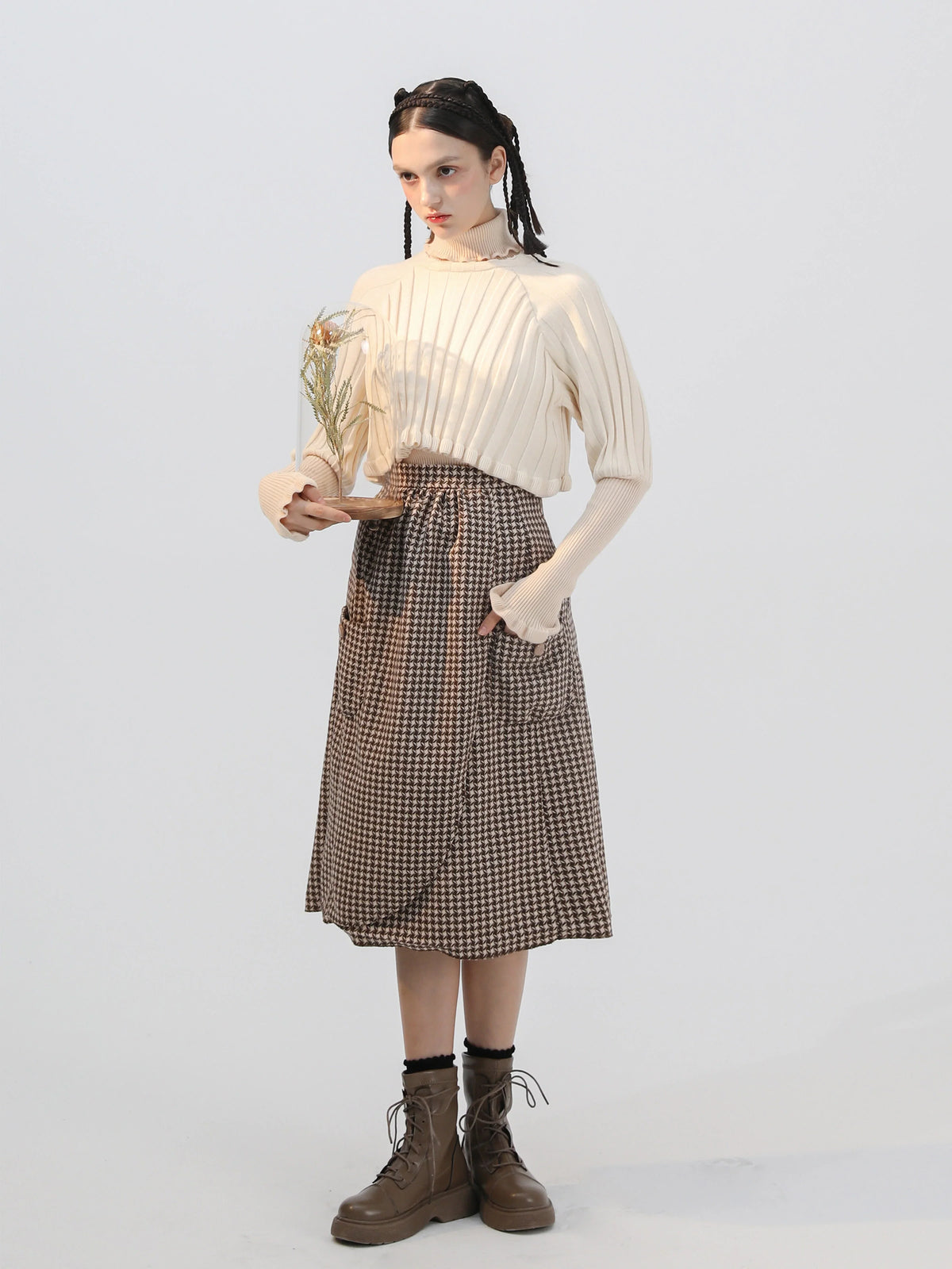 Brown XS skirt