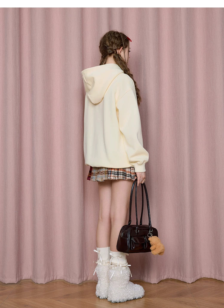 Fleece Linning Oversize Pullover Hoodie