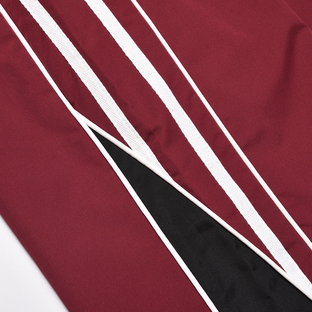 Side Stripe Patchwork Pants