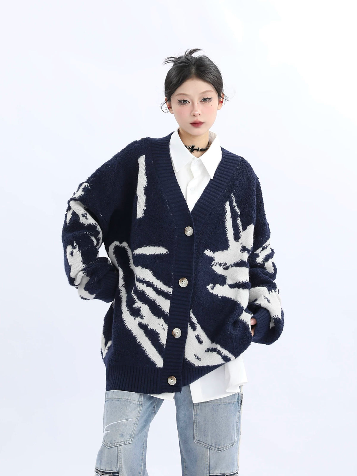 Oversized Knit Cardigan