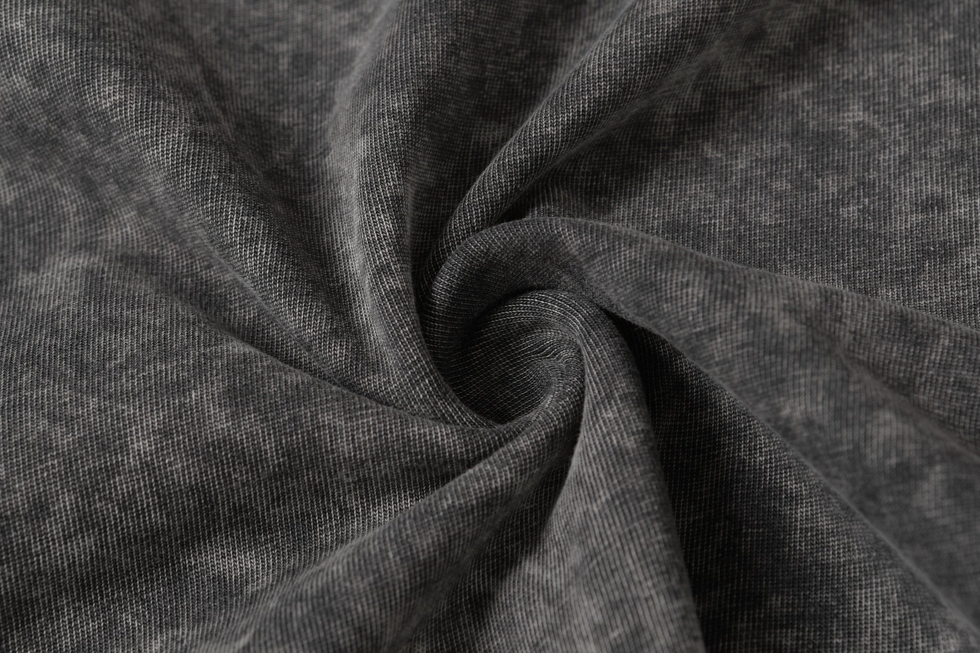 Washed Panel Design Zipper Detail Short Sleeve T-Shirt