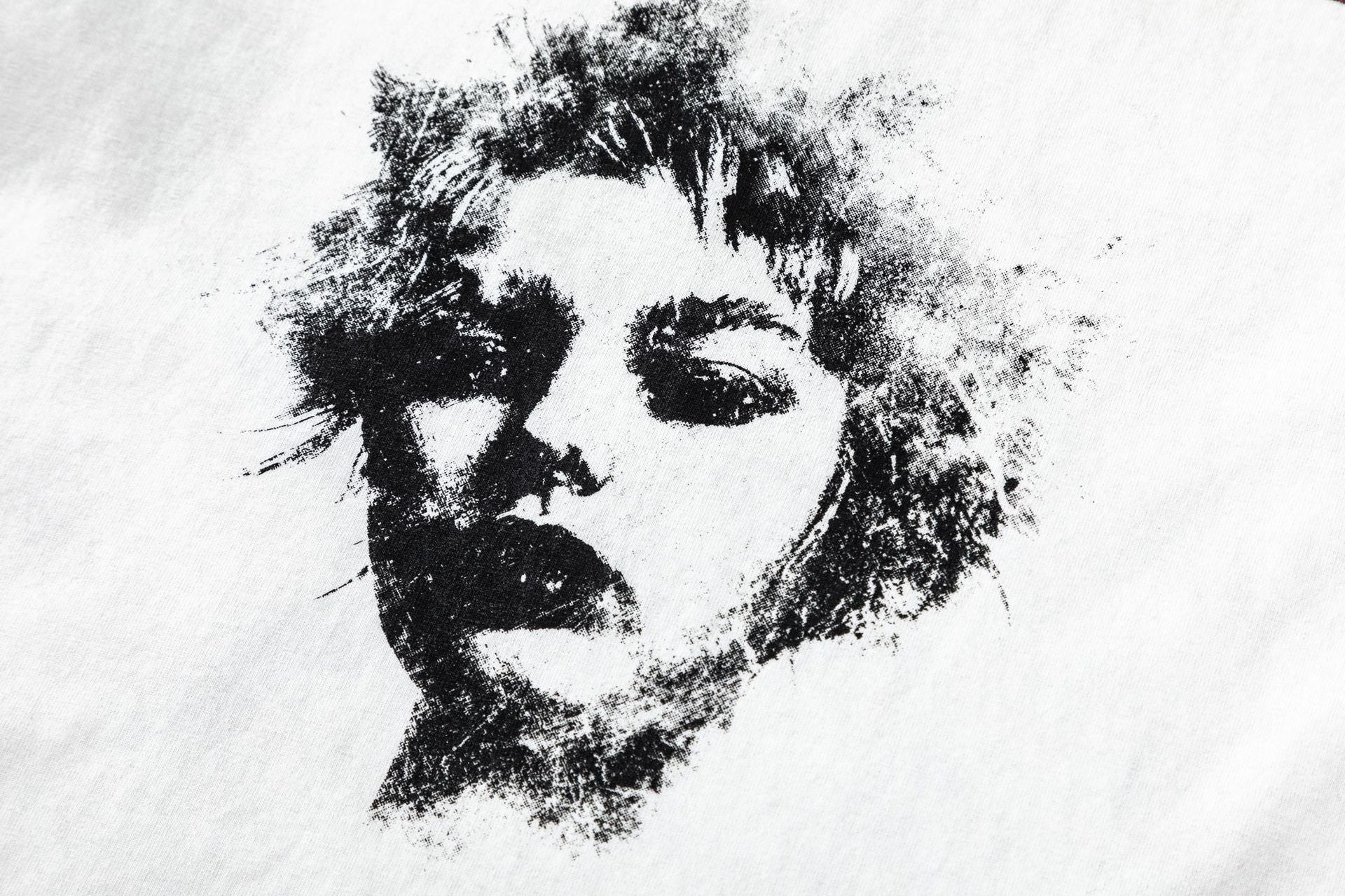 Paint Portrait Print Short Sleeve T-Shirt