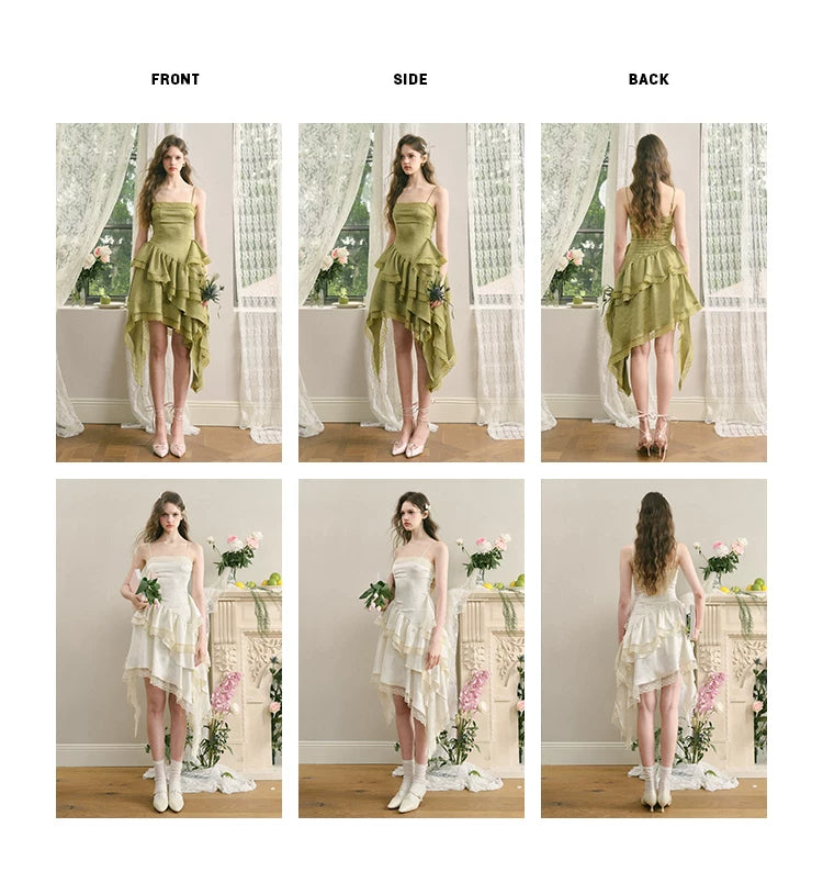 Irregular Hem Length Camisole Dress
