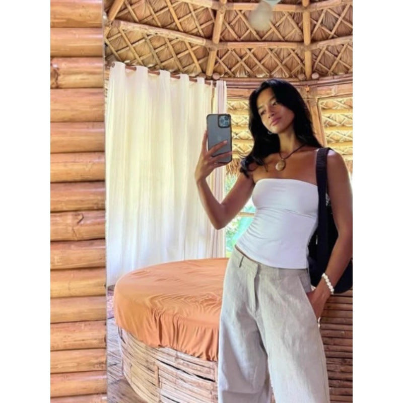 Strapless Bandeau Tube Top