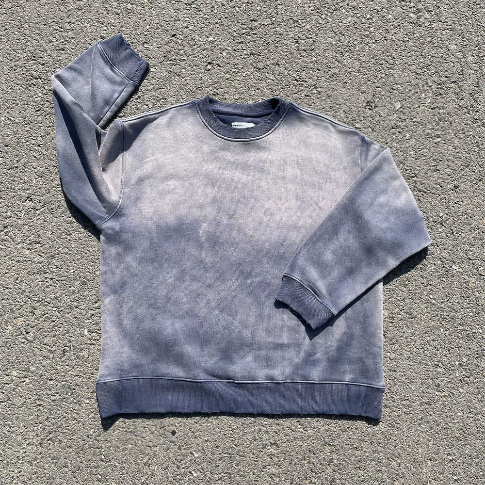 Gradient Spray Washed Sweatshirt