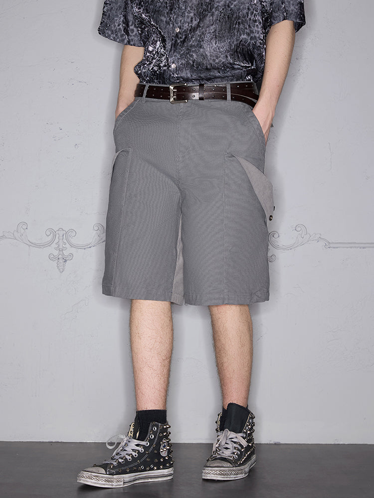Patchwork Pocket Design Short