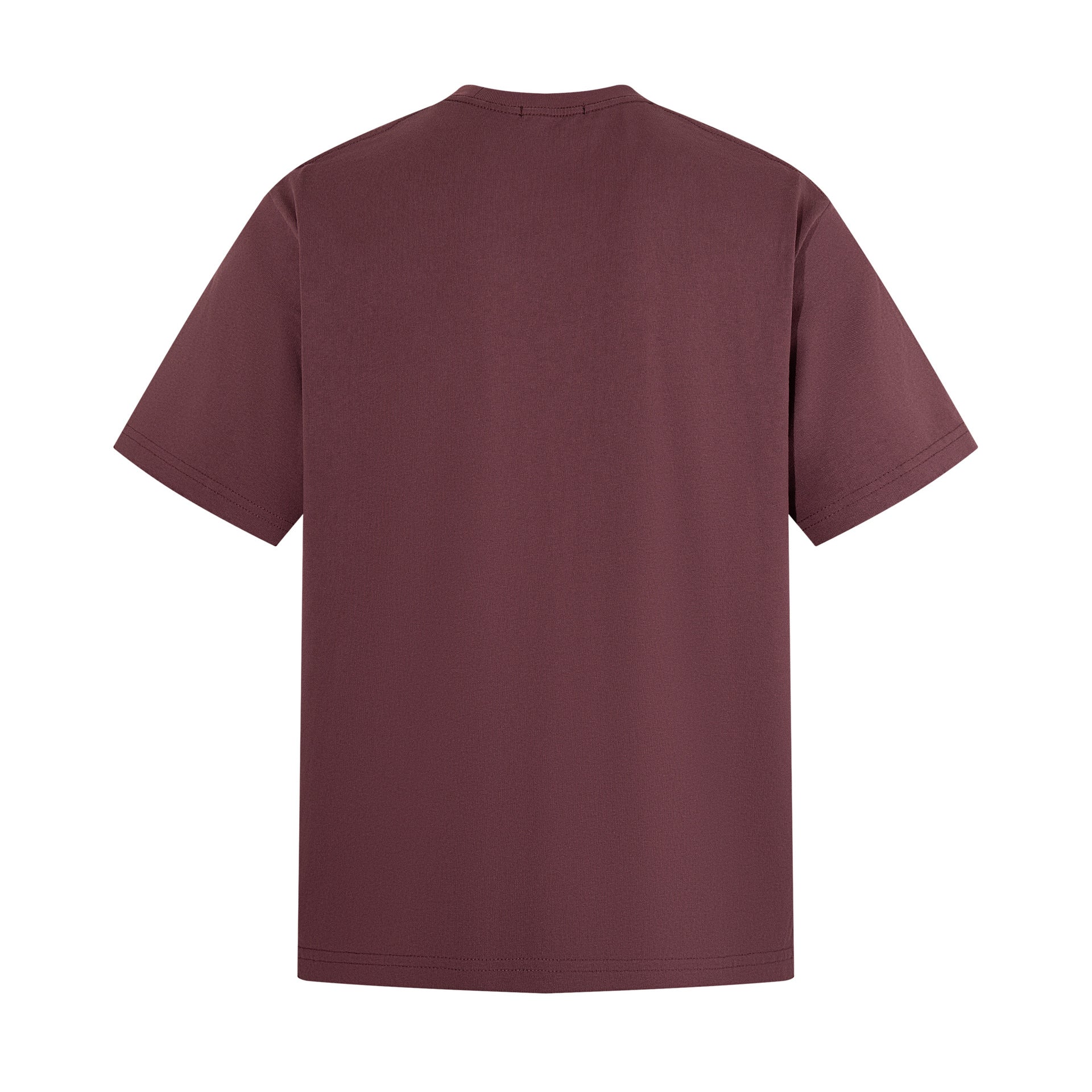 Damage Portrait Print Short Sleeve T-Shirt