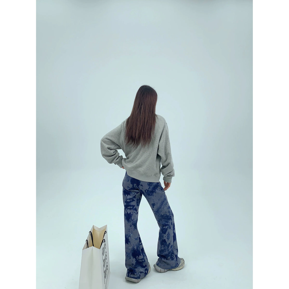 Tie Dye Slim Fit Flare Sweatpants