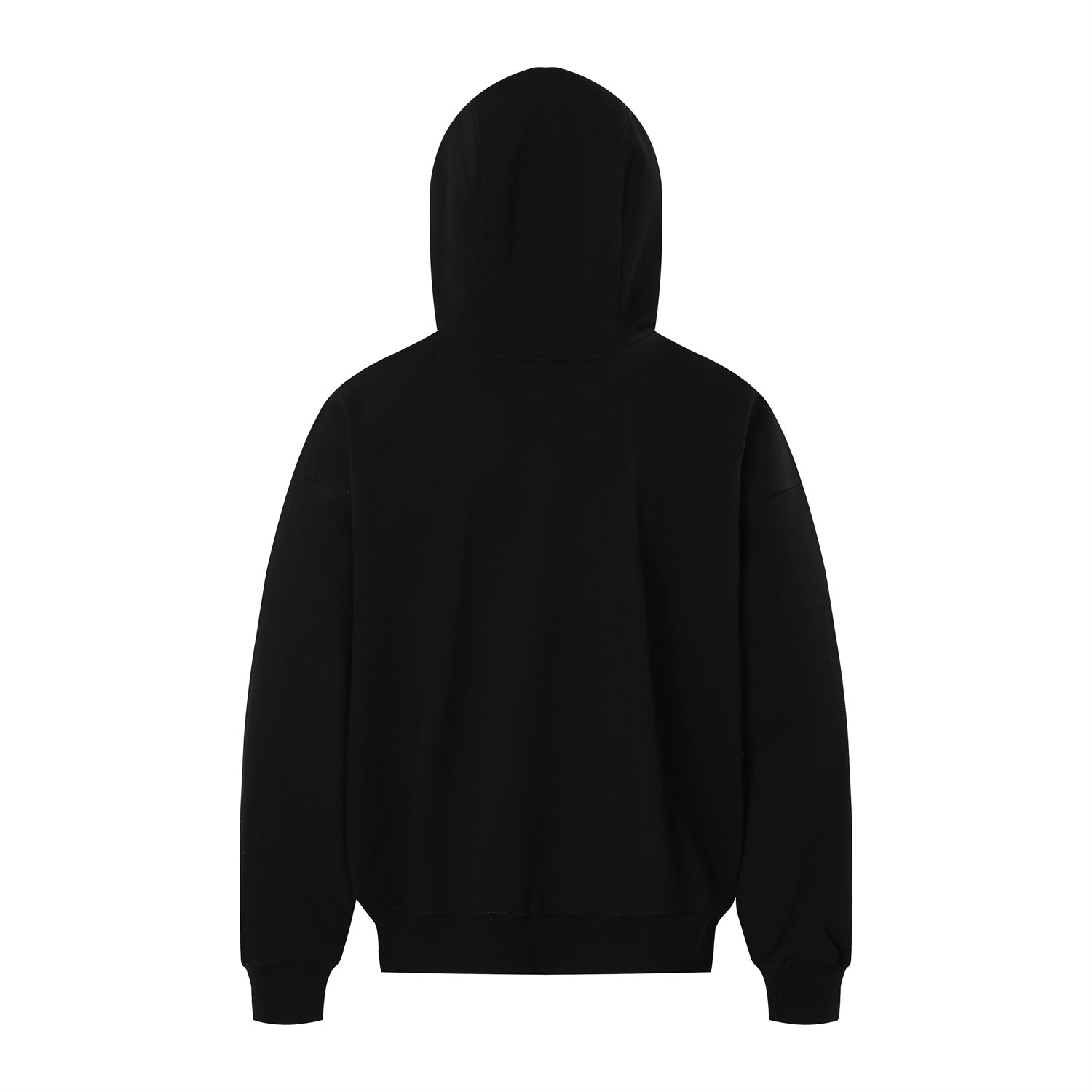 Suede Half-Zipper Pullover Hoodie
