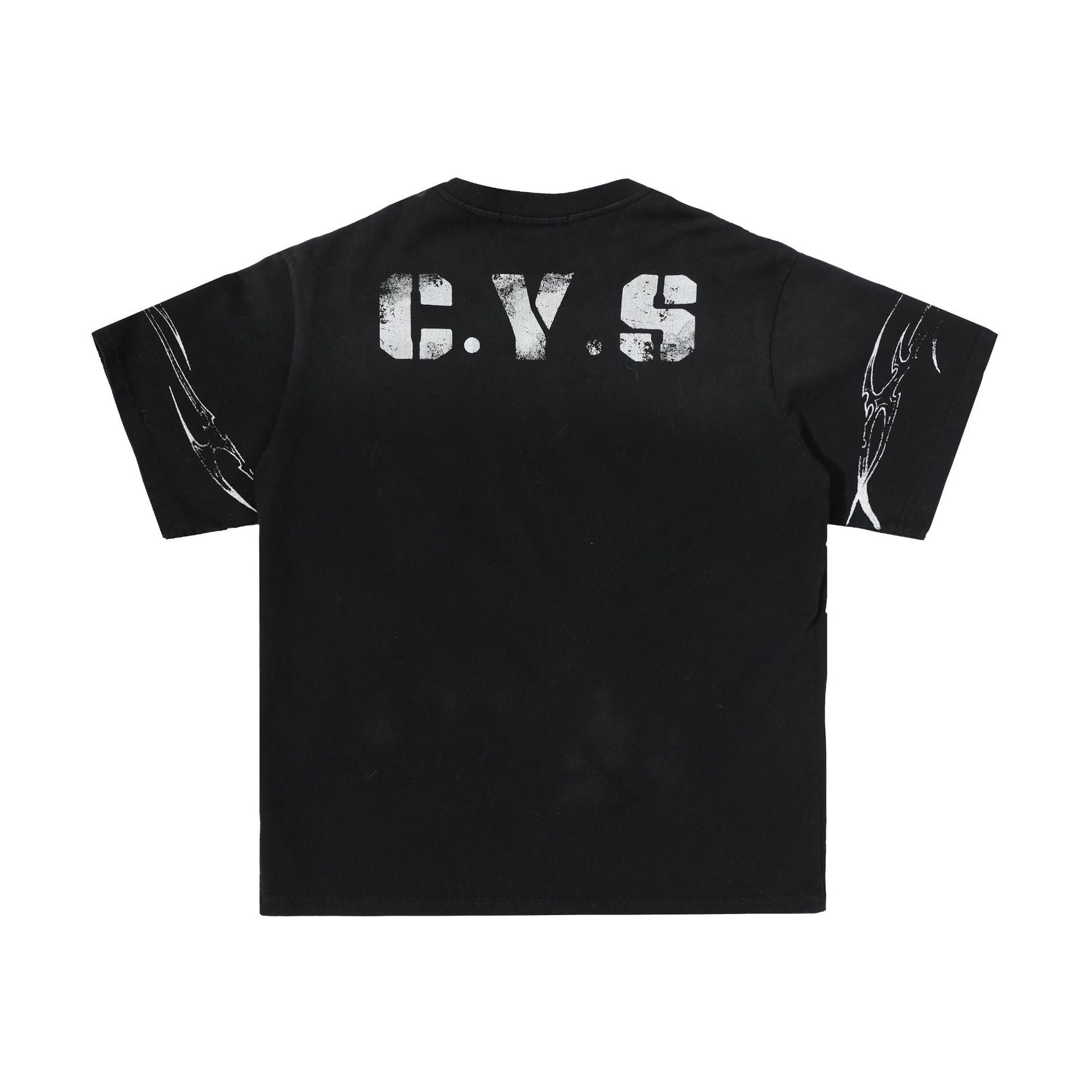 Washed Number Print Short Sleeve T-Shirt
