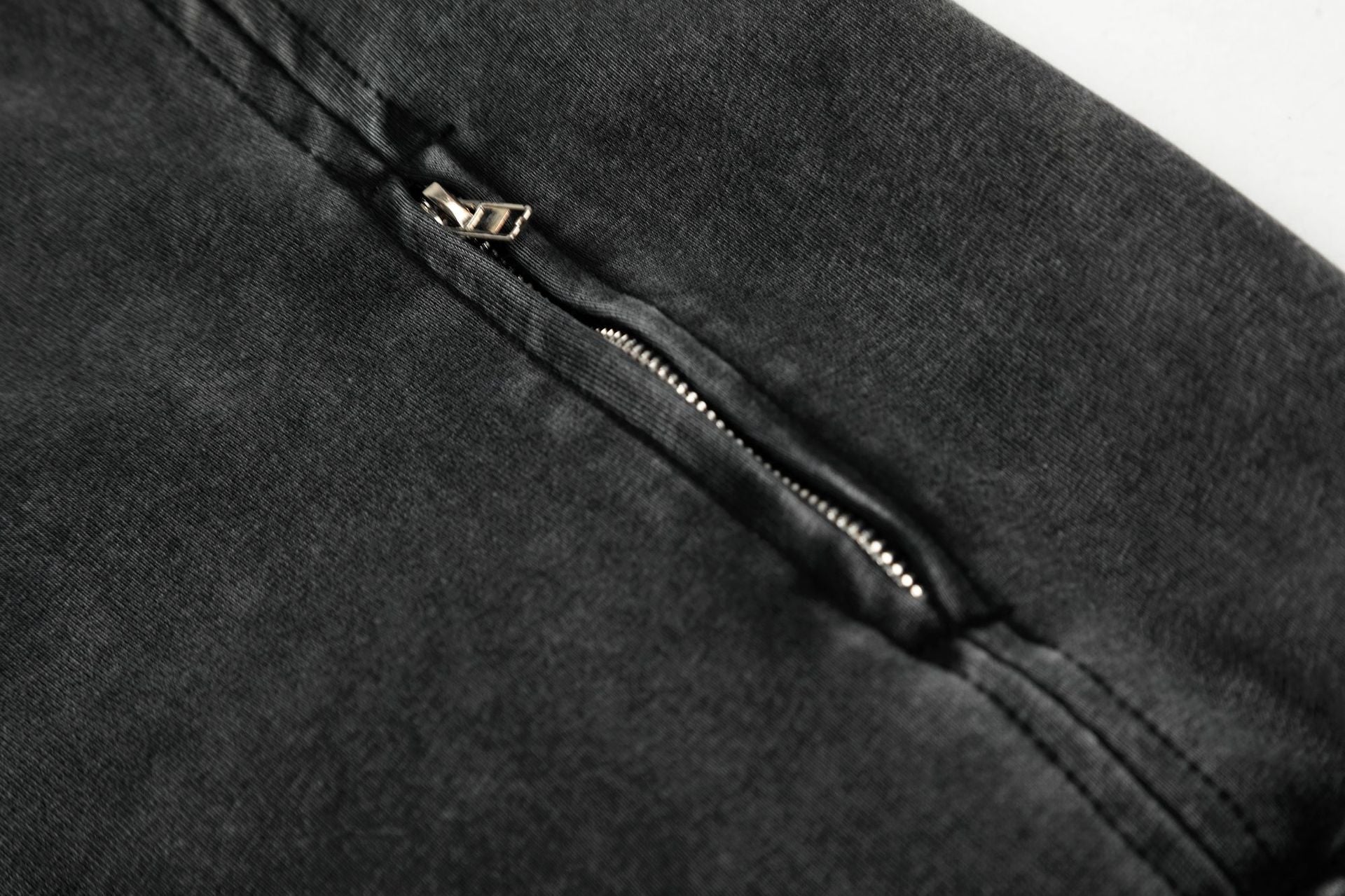 Heavyweight Washed Zipper Hoodie