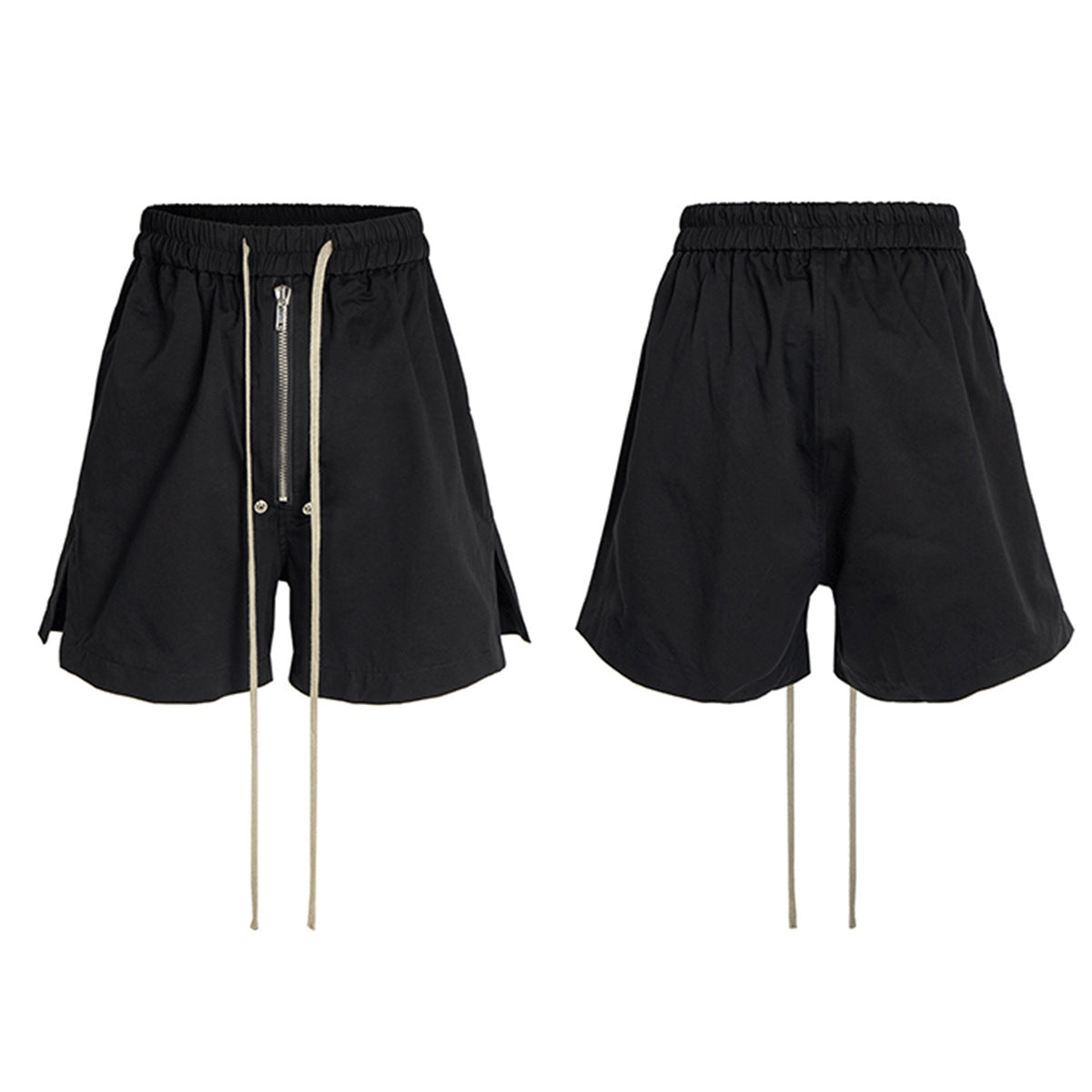 Side Slit Sporty Wide Leg Jort