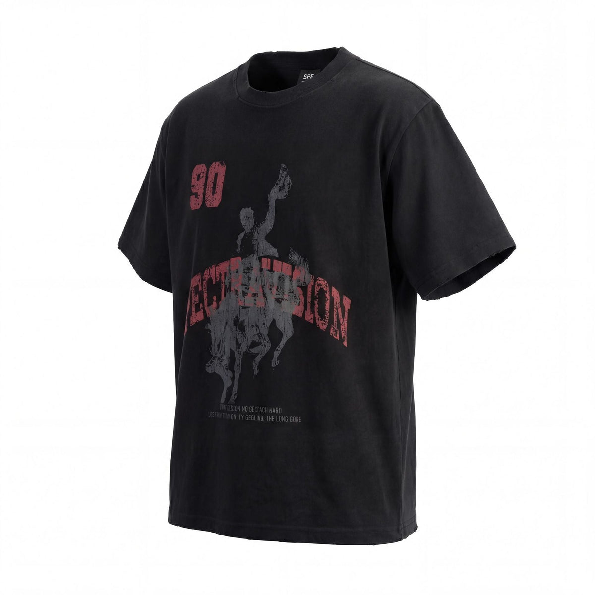 Art Letter Print Short Sleeve T-Shirt