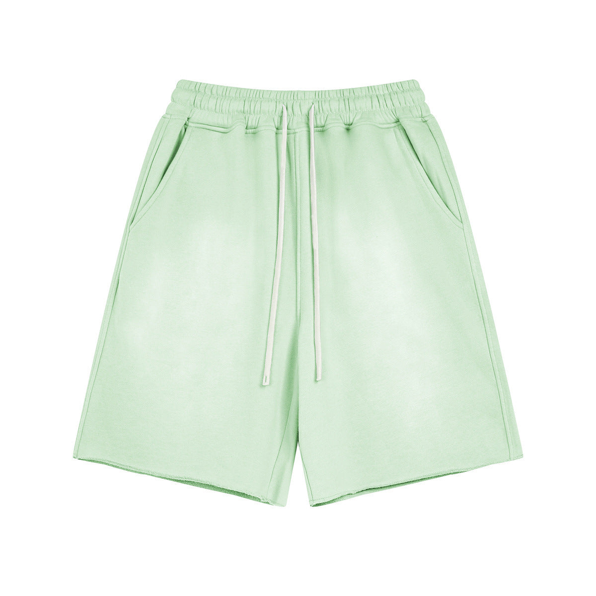 Oversize Spray-dyed Short-sleeve T-shirt & Spray-dyed Short Sweatpants Setup