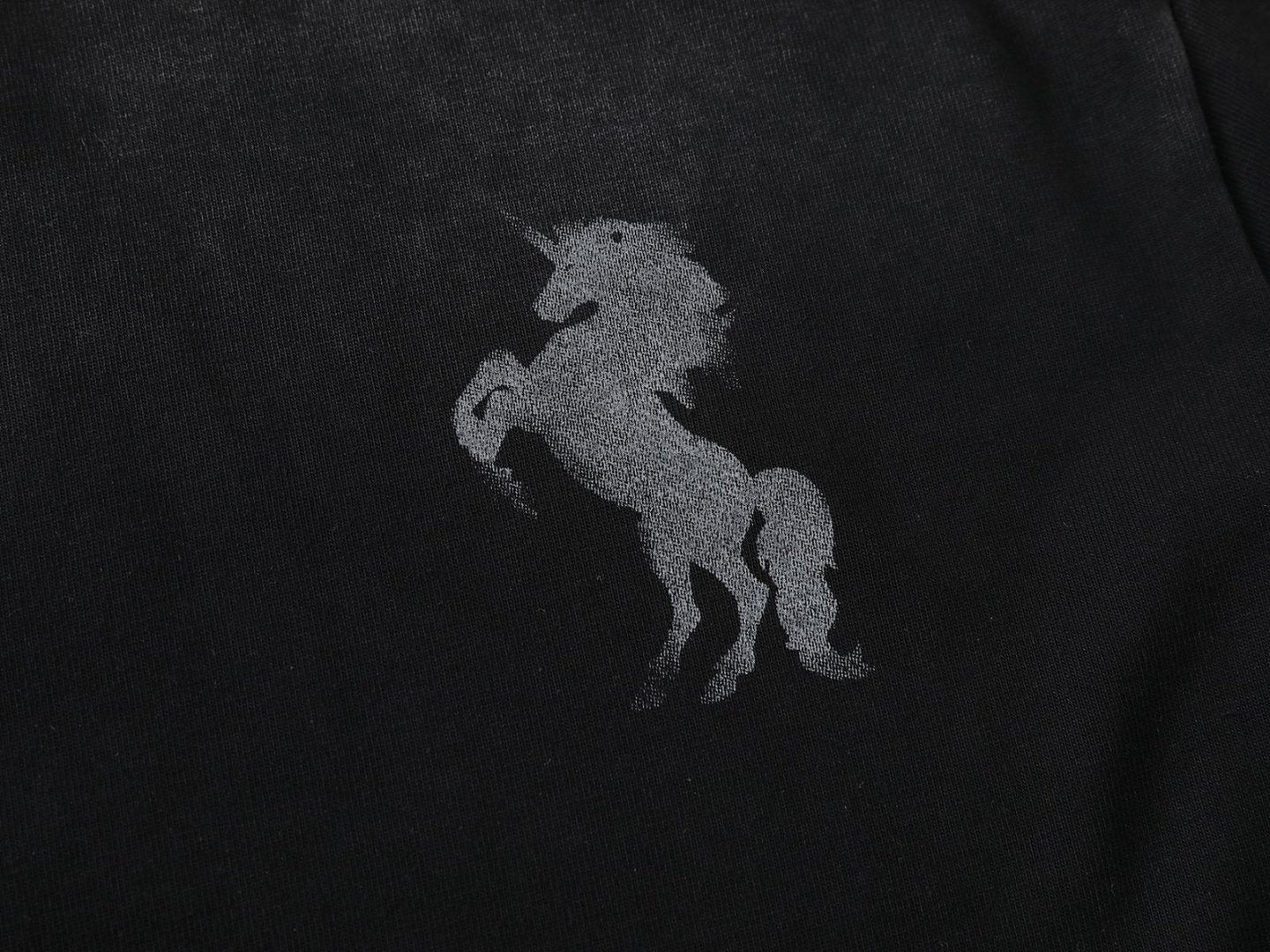 Washed Horse Graphic Print Short Sleeve T-Shirt