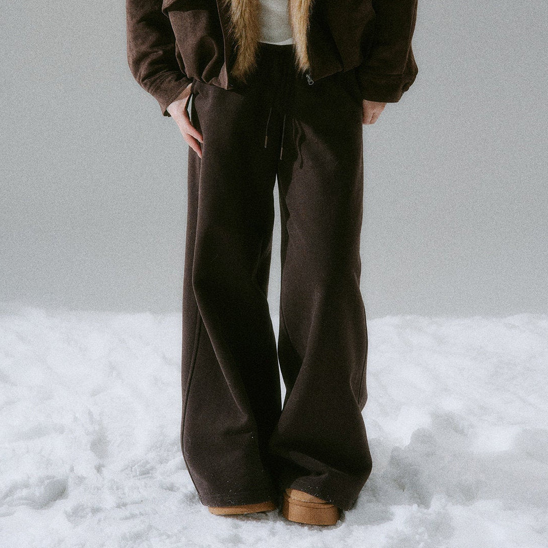 Wide-Leg Sweatpants