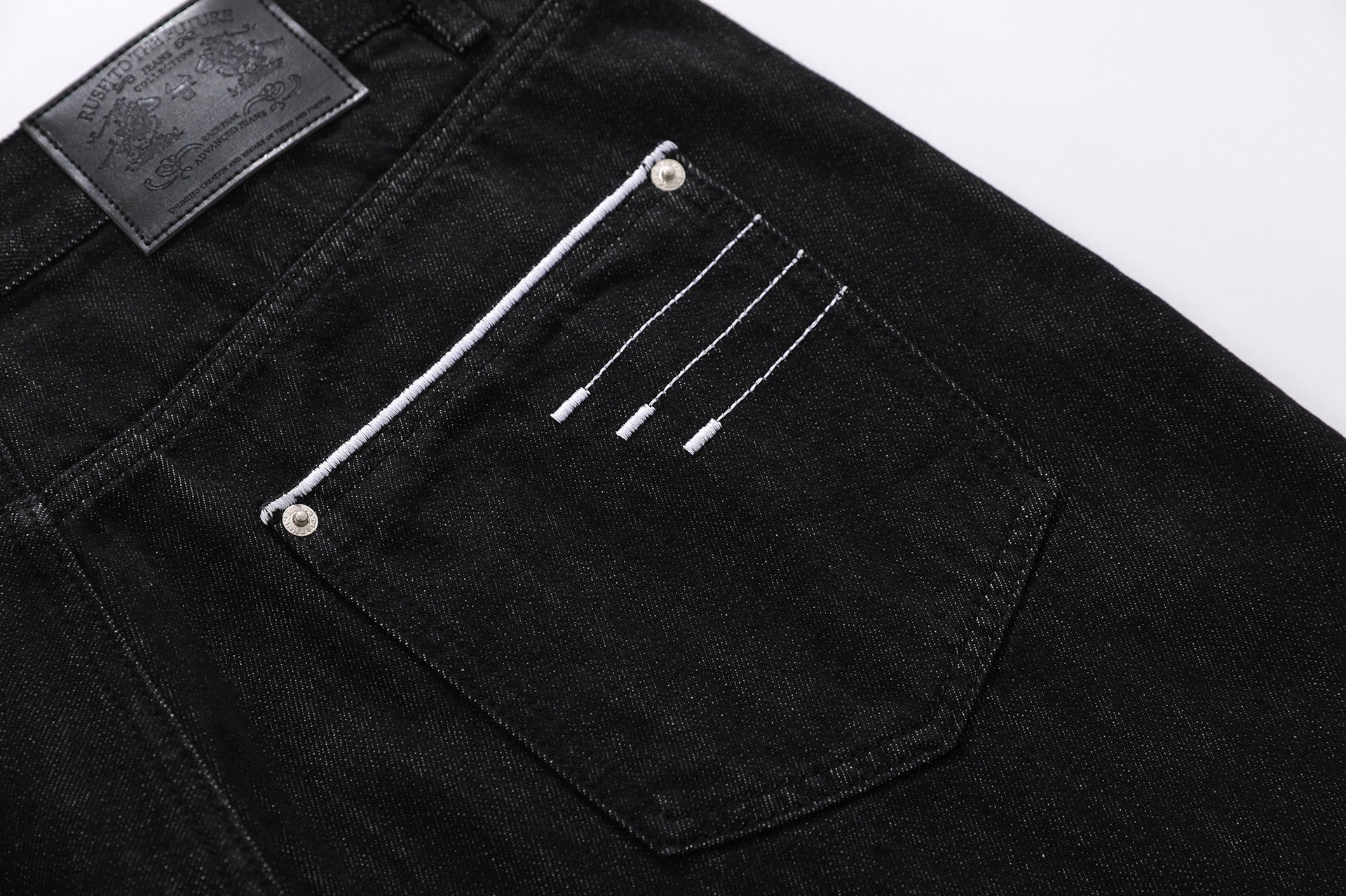 Raw Wash Wide Leg Denim Jort