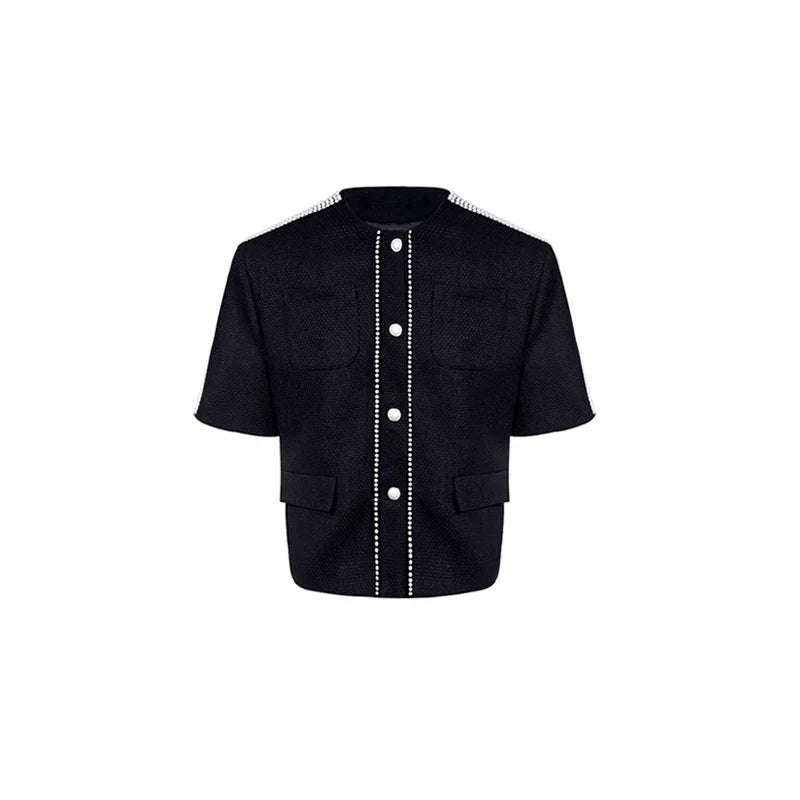 Pearl Design Short Sleeve Jacket