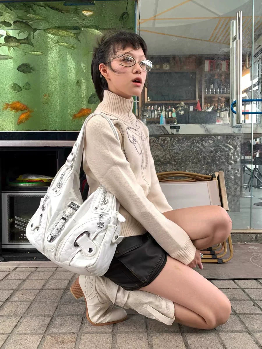 Y2K Spicy Girl Underarm Wasteland Bag - MADXMARX