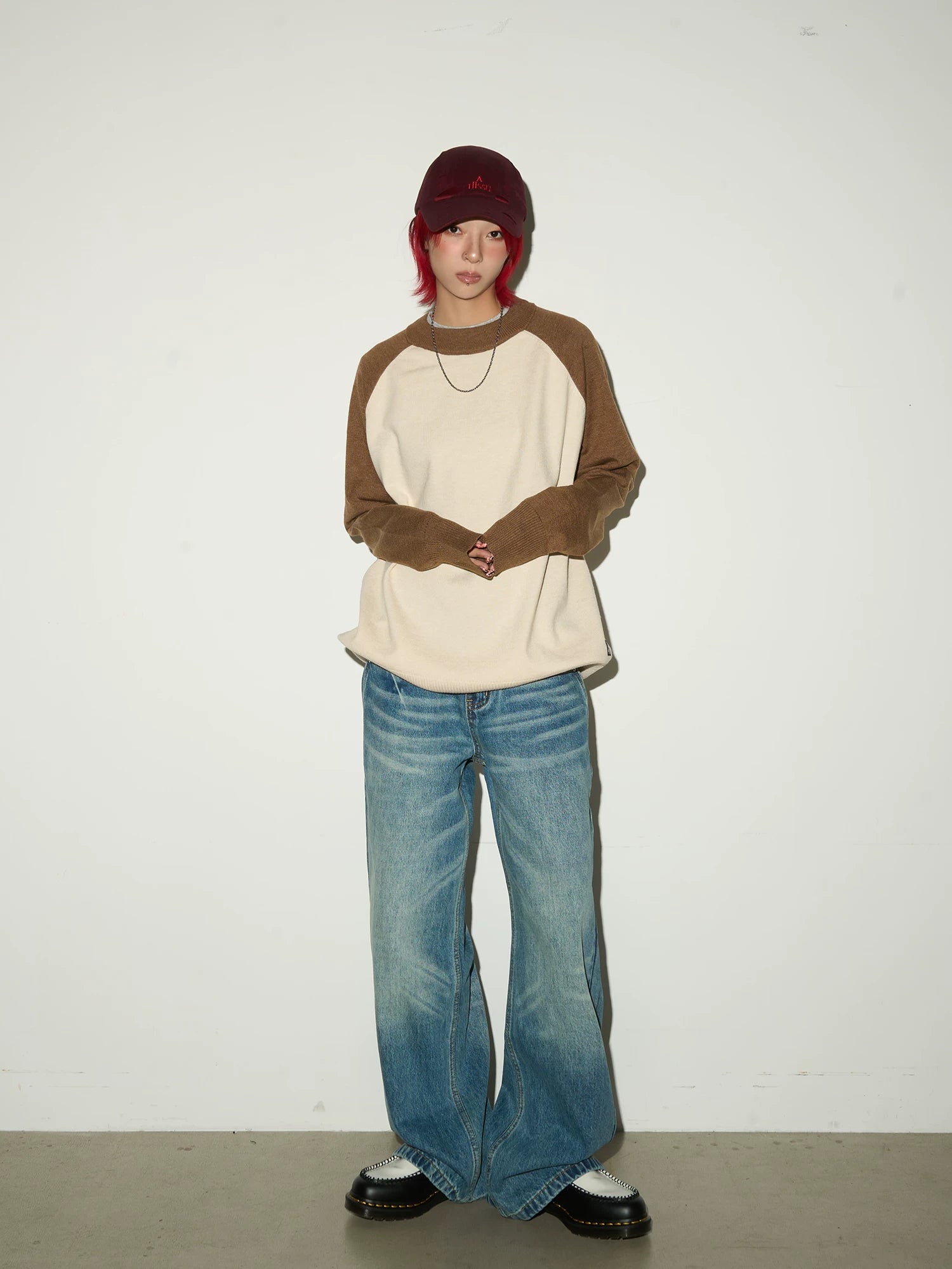 Washed Fade Flare Denim Jeans