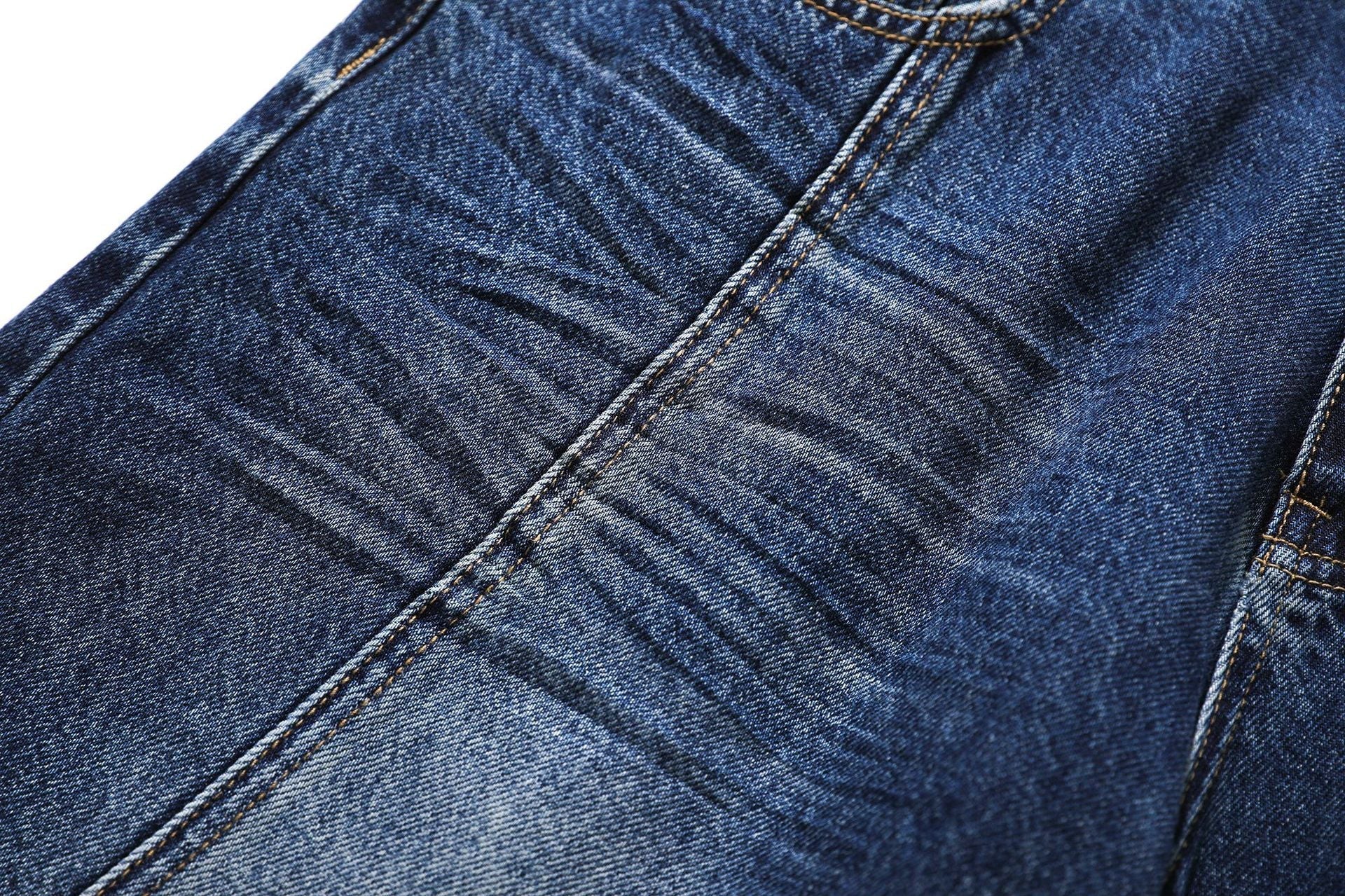 Washed Fade Cropped Denim Jeans