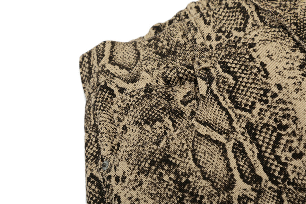 Python Pattern Digital Print Pants