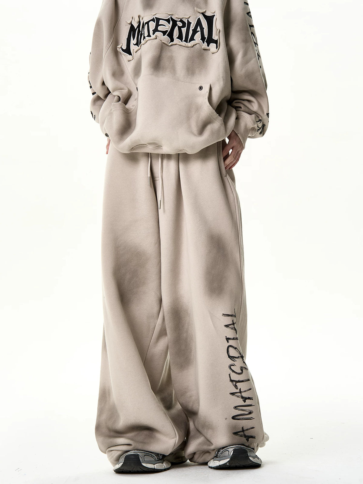 Washed Wide Leg Sweatpants