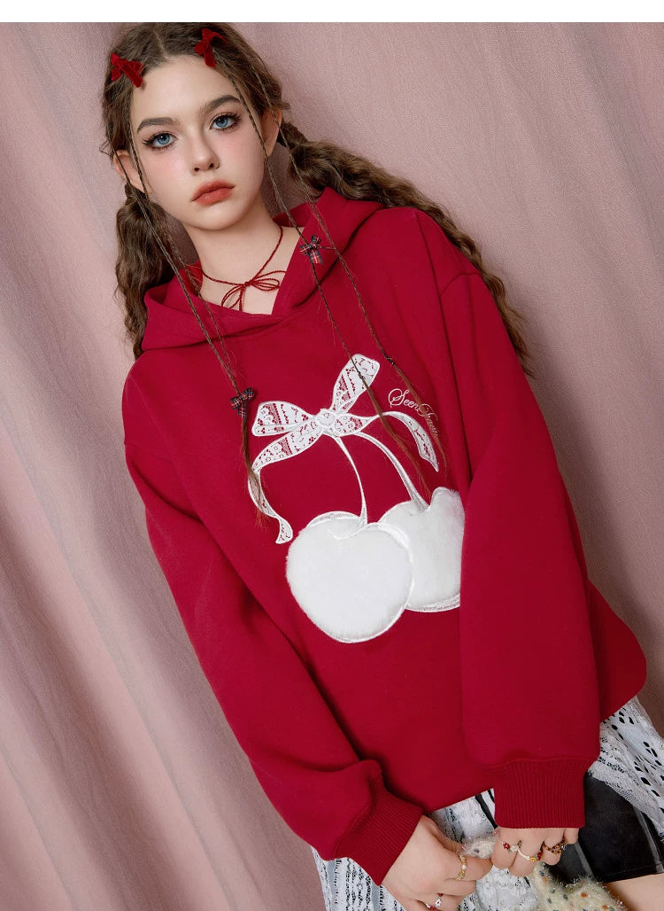 Fleece Linning Oversize Pullover Hoodie