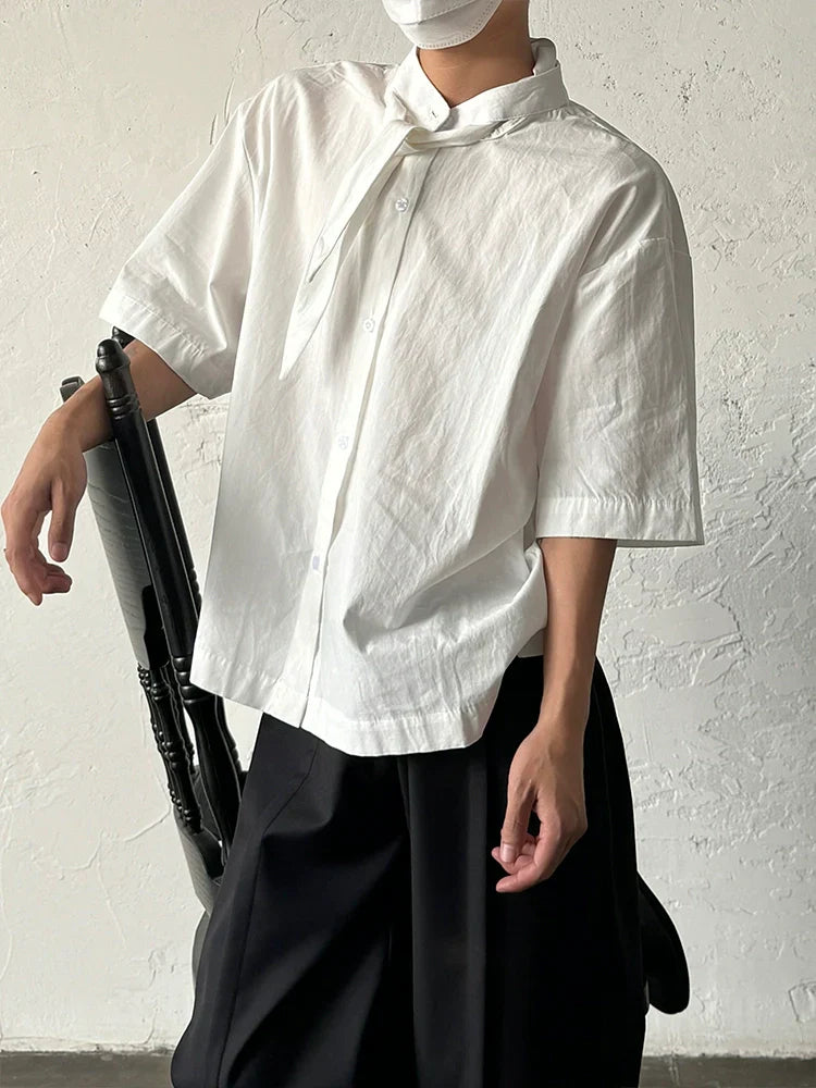 Ruffle Short Sleeve Shirt