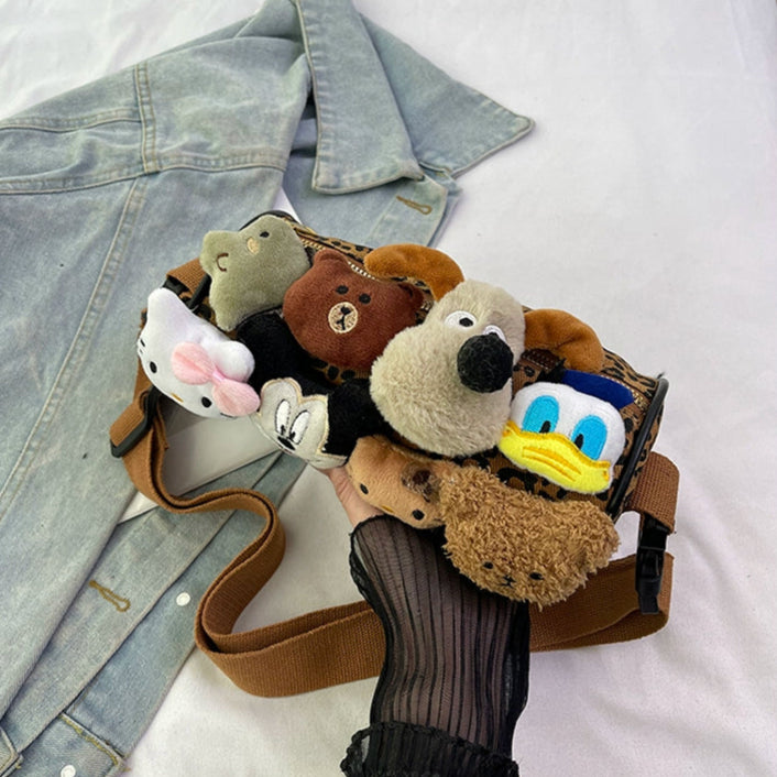 Handmade Bear Doll Shoulder Bag