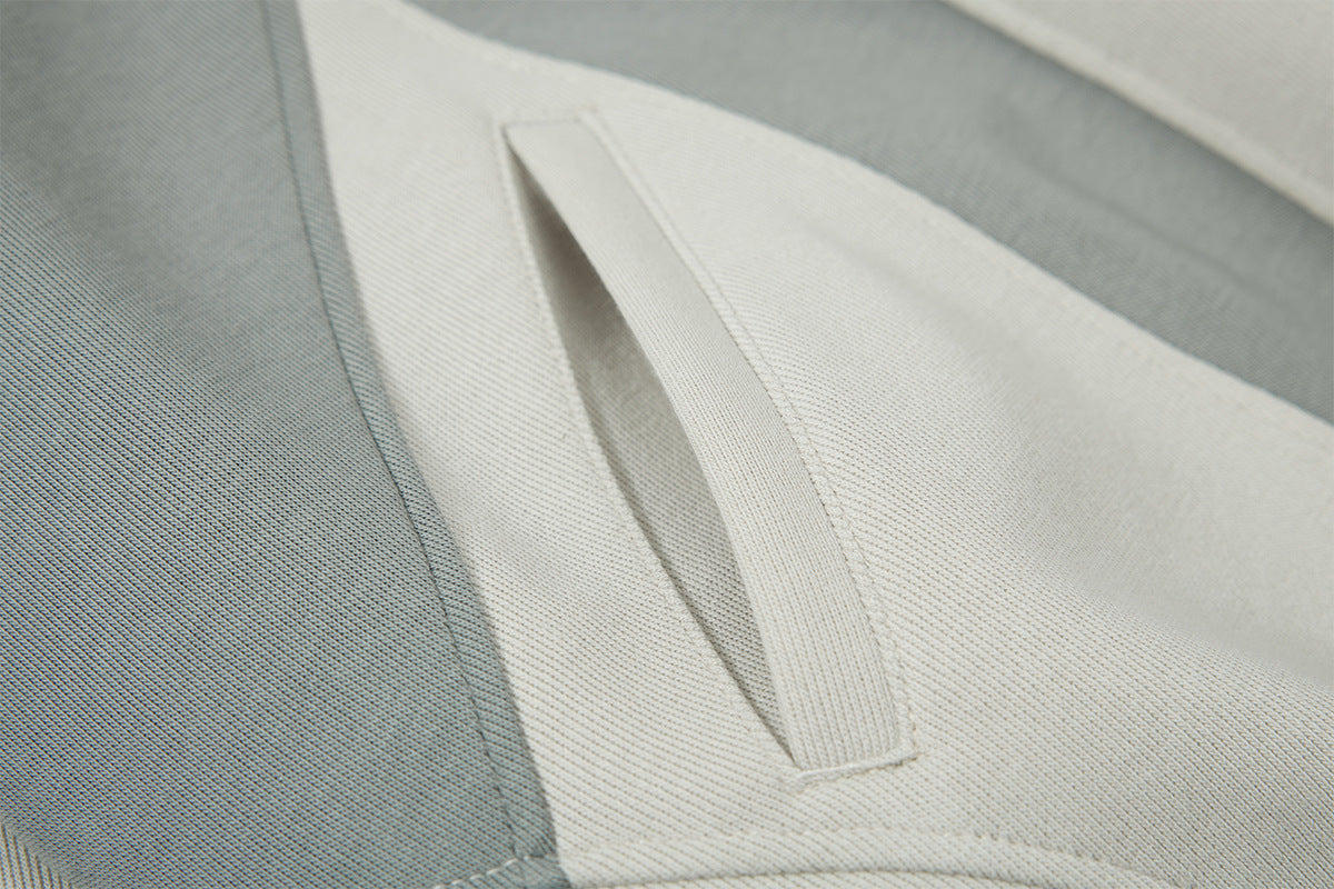 Panel Raglan Design Hoodie