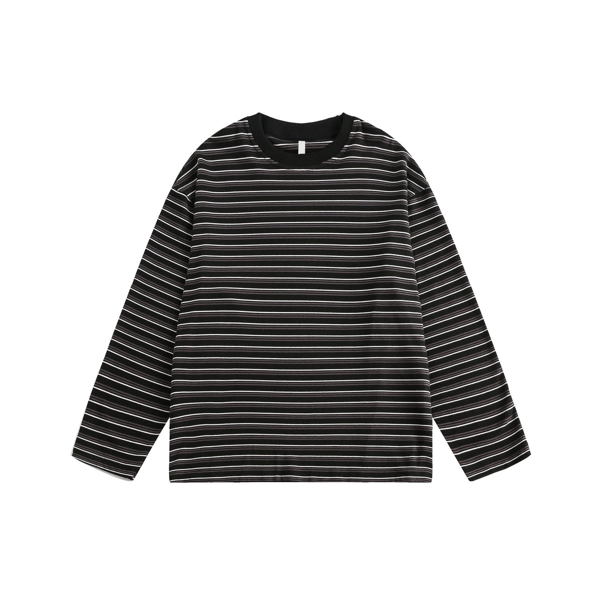 Contrast Stripe Long Sleeve T-Shirt