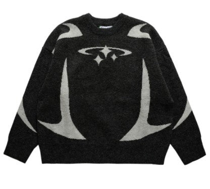 Y2K Stars Graphic Sweater