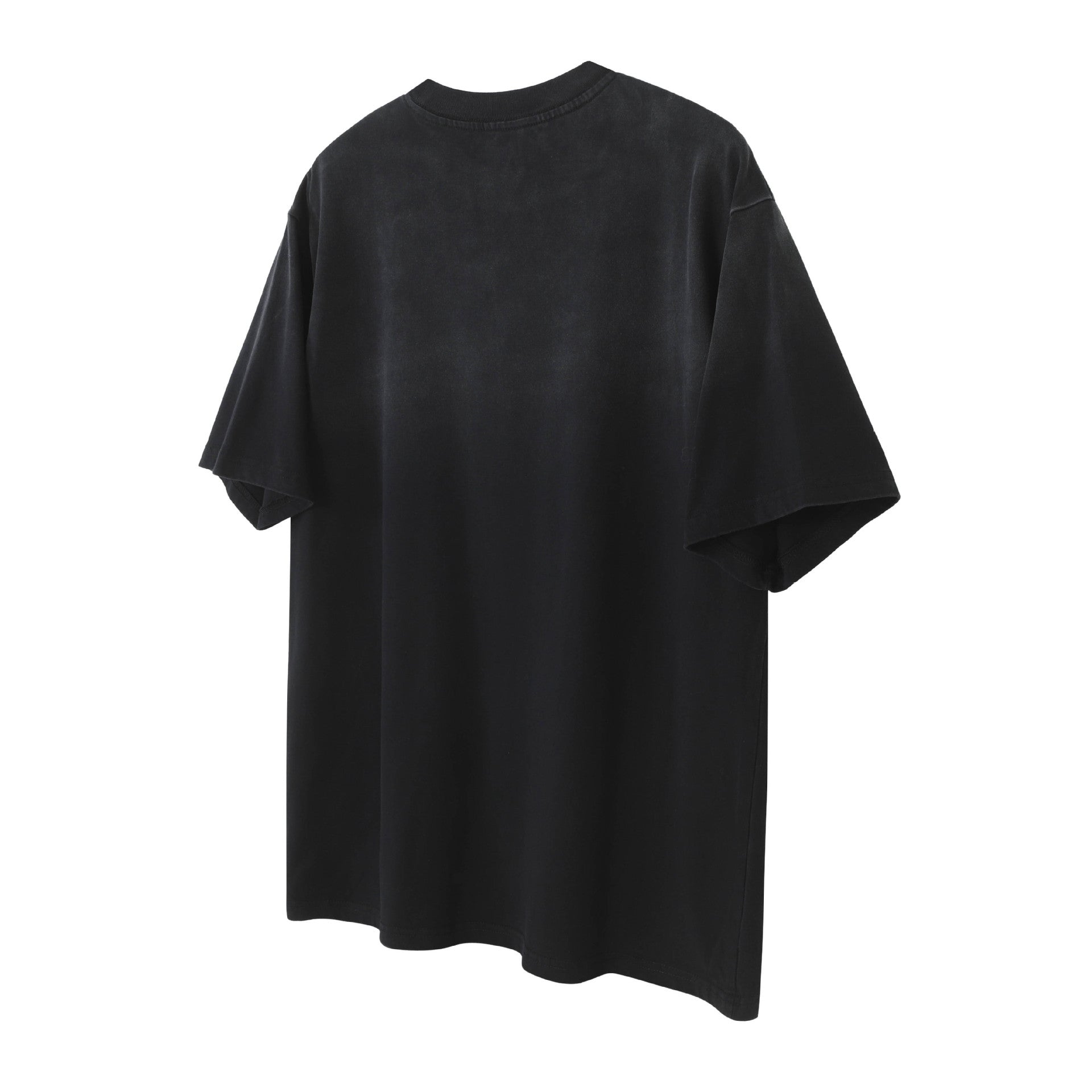 Damage Letter Print Short Sleeve T-Shirt