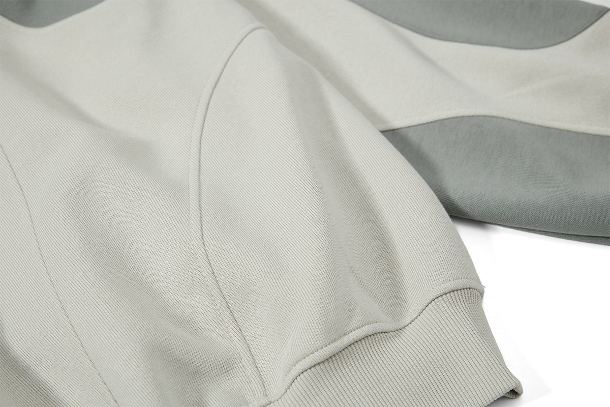 Panel Raglan Design Hoodie