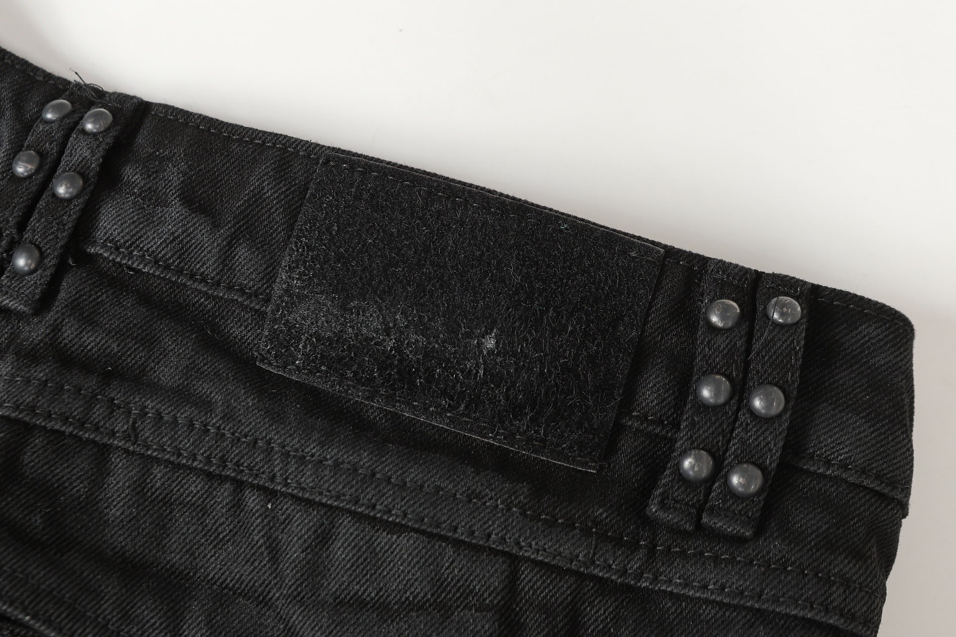 Wash Tapered Full-Length Denim Jeans