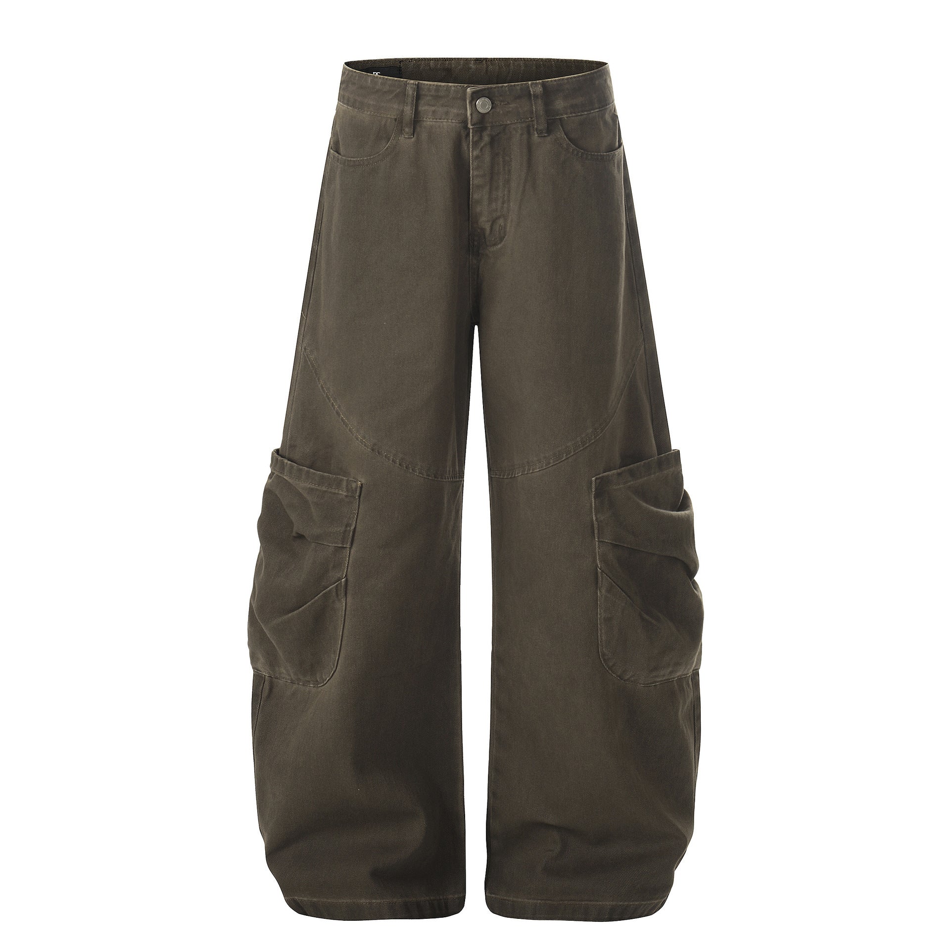 Deconstruction Multi Pocket Curved Cargo Pants