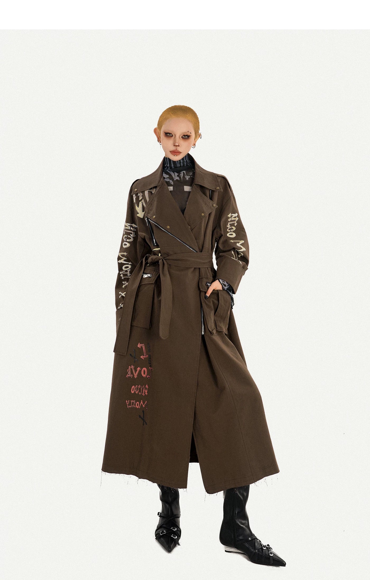Tailored Lapel Oversize Long Coat
