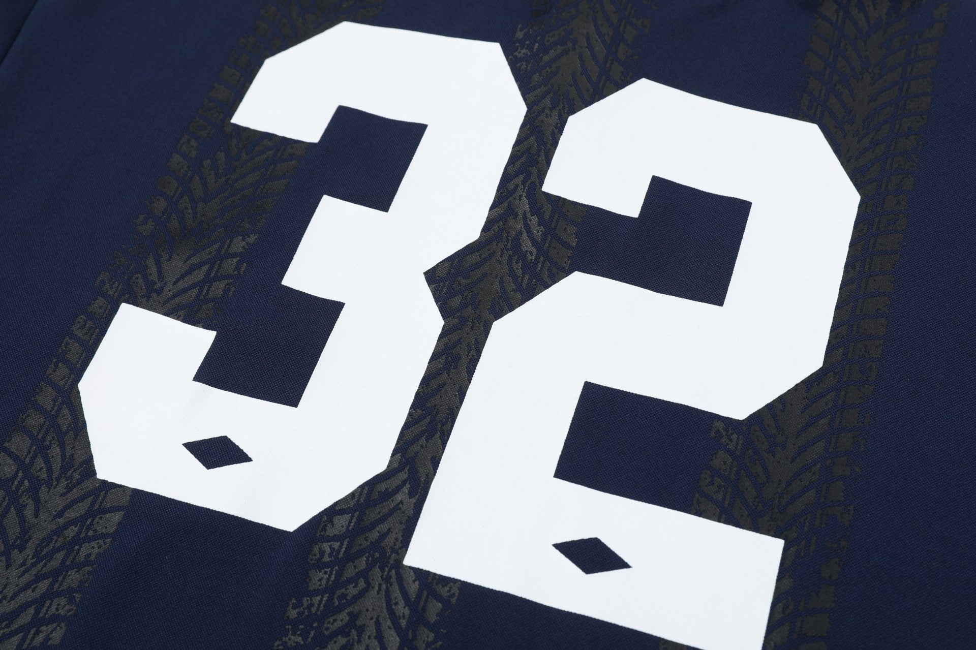 Retro Wheel Print Polo Jersey