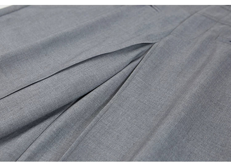 Wide Leg Floor Dropping Trousers