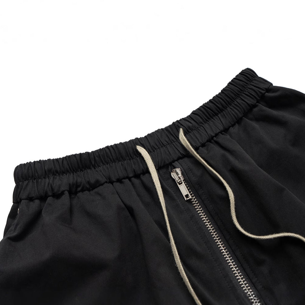 Side Slit Sporty Wide Leg Jort
