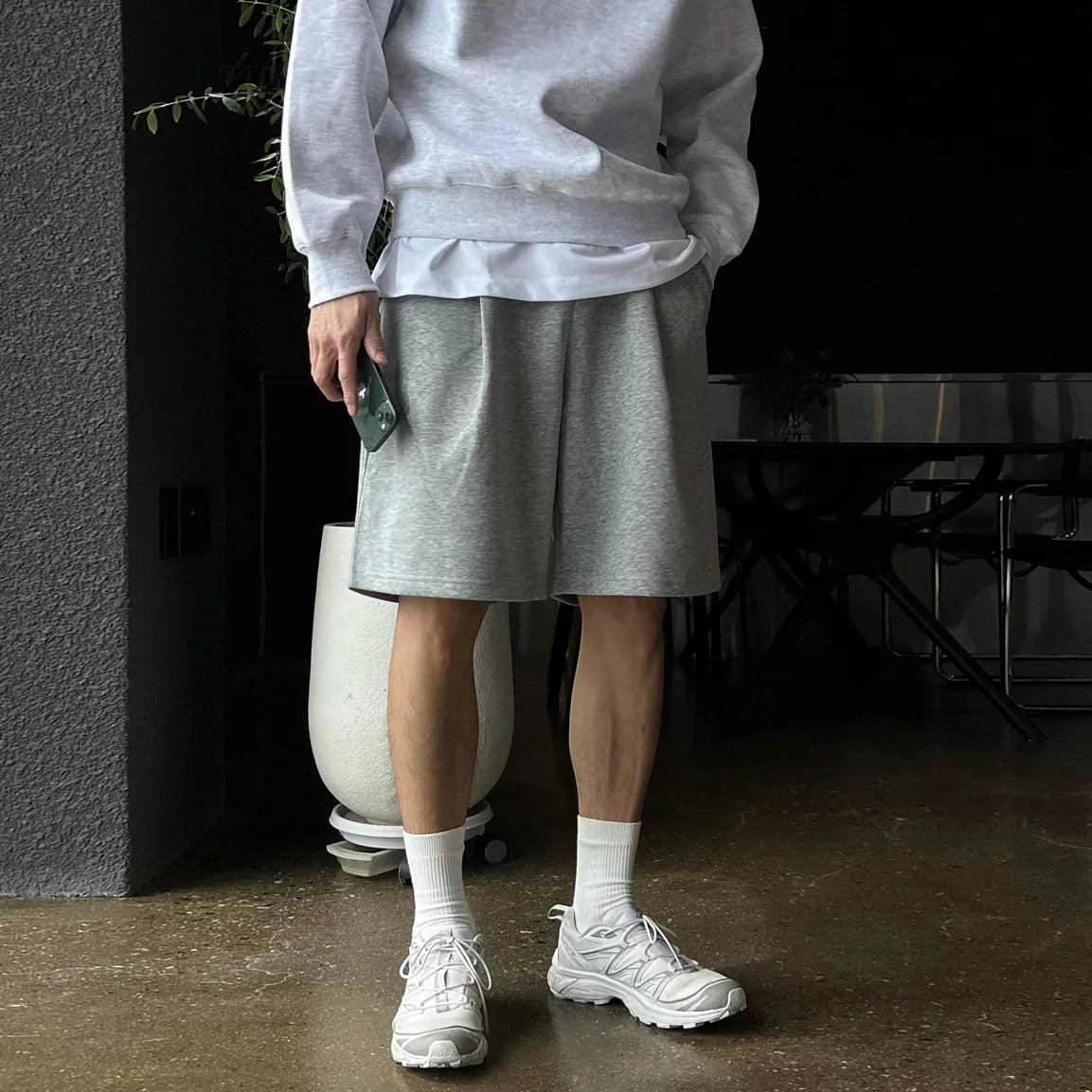 Plain Wide Leg Short