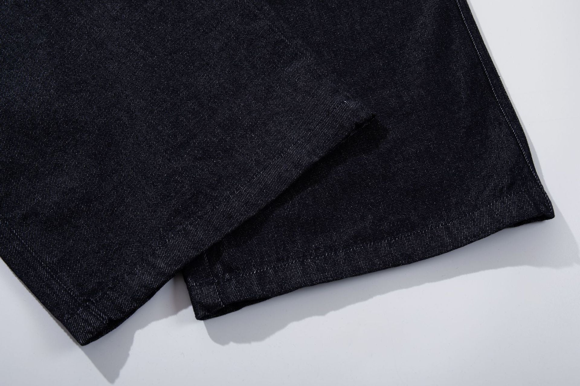 Raw Denim Deconstruction Wide Leg Denim Jeans
