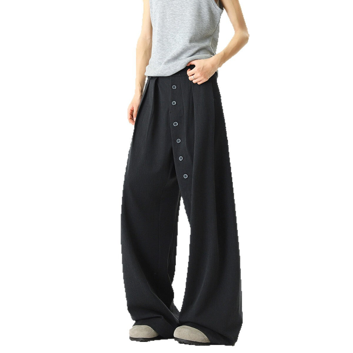 High Street Trendy Drape Yamamoto Pants