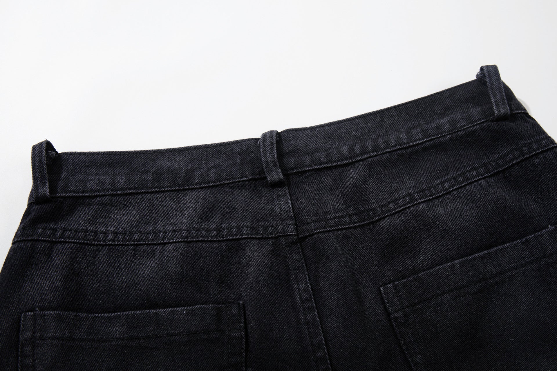 Washed Tribal Fade Wide Leg Denim Jeans