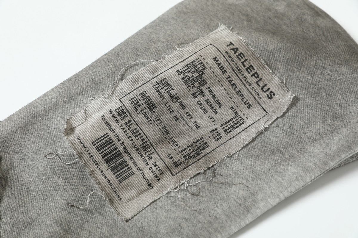 Gradient Washed Stain Dye Zipper Hoodie