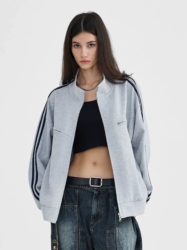 Side Stripes Sporty Truck Jacket