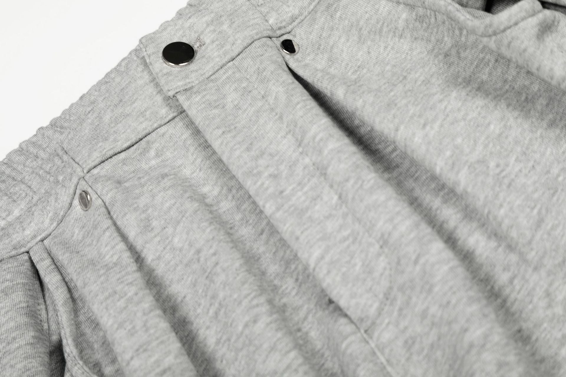 Pleats Wide Leg Sweatpants